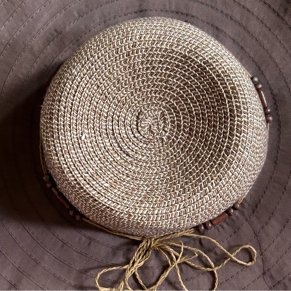 Rima Beach World Straw and Brown Grosgrain Ribbon Sunhat Designed in St.Maarten - Picture 8 of 14